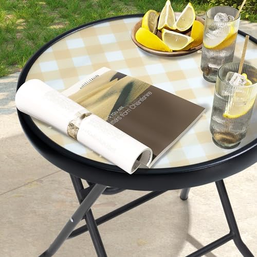 Outdoor Side Table, Small Patio End Table - Image 5