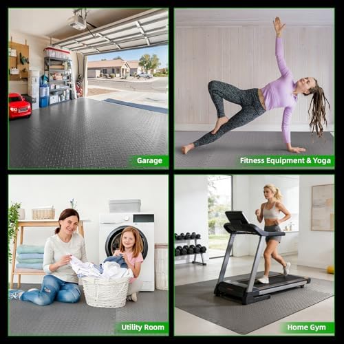 Art3d 6-Pack 24"x24" EVA Interlocking Exercise Mats, 24 Sq.Ft - Image 4