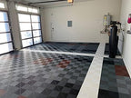 Swisstrax Ribtrax PRO Garage Floor Tiles, Slate Grey - Image 5