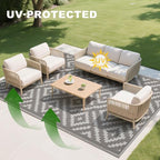 RURALITY Outdoor Rugs 9x12 Feet - Image 6