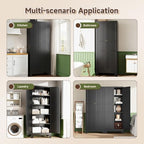 Letaya 75" H Metal Storage Cabinet - Image 5