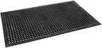 ROVSUN Rubber Floor Mat with Holes, Anti-Fatigue/Non-Slip Drainage Mat by ROVSUN