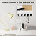 Lwenki Key Holder for Wall, Decorative Key and Mail Holder - Image 5