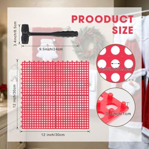 Drydiet 8 Pack Drainage Tiles Modular Interlocking Floor Tiles - Image 2