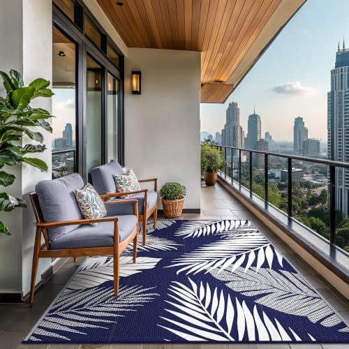 GENIMO Outdoor Rug, Waterproof Plastic Rugs - Image 4