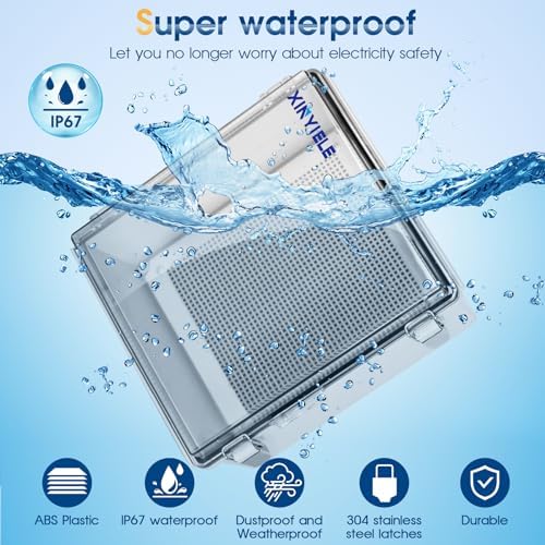 Waterproof Outdoor Project ABS Plastic Junction Box IP67 Weatherproof Dustproof - Image 2