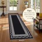Ileading Hallway Runner Rug 2x6ft Kitchen Floor Mat Modern Geometric Non Slip - Image 6