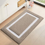 Color&Geometry Extra Soft Bathroom Rugs 36x24, Absorbent Microfiber Bath Rug - Image 3