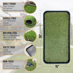 Ottomanson Artificial Grass Puppy Potty Training Pad - Image 2