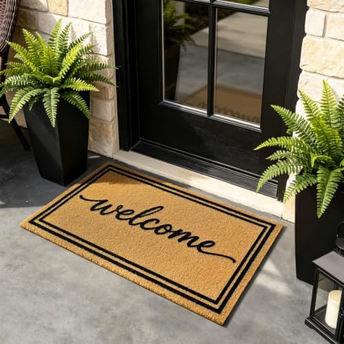 Front Door Mat Outside Non-Slip Welcome Doormat - Image 2