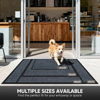 Commercial Door Mat 60"x48", Rubber Waterproof Front Floor Mat - Image 3