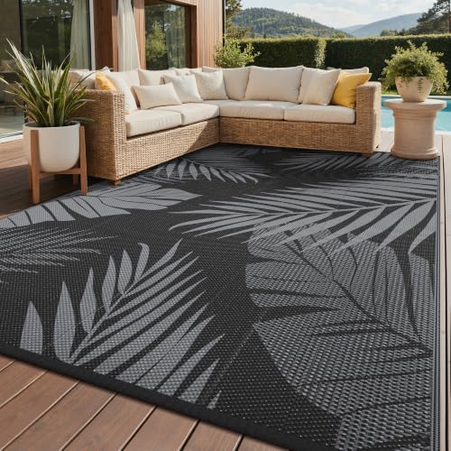 GENIMO Outdoor Rug, Waterproof Plastic Rugs by GENIMO