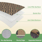 GENIMO Outdoor Rug, Waterproof Plastic Rugs - Image 6