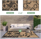 GENIMO Outdoor Rug, Waterproof Plastic Rugs - Image 2