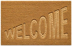 Gardenised Heavy Duty Coco Coir Doormat Non Slip PVC Baking Embossed Welcome by Gardenised