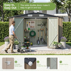 Patiowell 10x12 FT Outdoor Storage Shed - Image 3