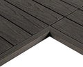 NewTechWood 1/12 ft. x 1 ft. Quick Deck Composite Deck Tile Inside Corner Trim by NewTechWood