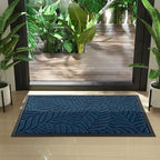 Yimobra Leaf Pattern Door Mat, 29.5 x 17 in - Image 6