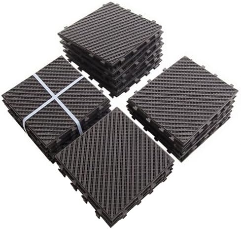 Domi Plastic Interlocking Deck Tiles, 36 Pieces One Pack, 3018 Series by domioutdoorliving