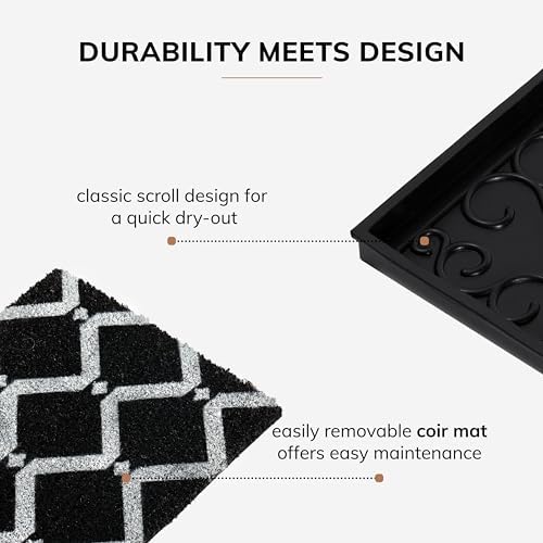 Anji Mountain Heavy Duty Waterproof Rubber Shoe Storage Mat Organizer/Boot - Image 4