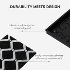 Anji Mountain Heavy Duty Waterproof Rubber Shoe Storage Mat Organizer/Boot - Image 4