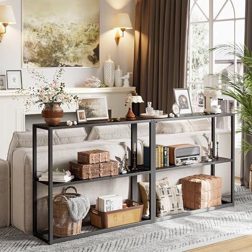 TIQLAB Small Entryway Table, 29.5" Narrow Console Table - Image 5