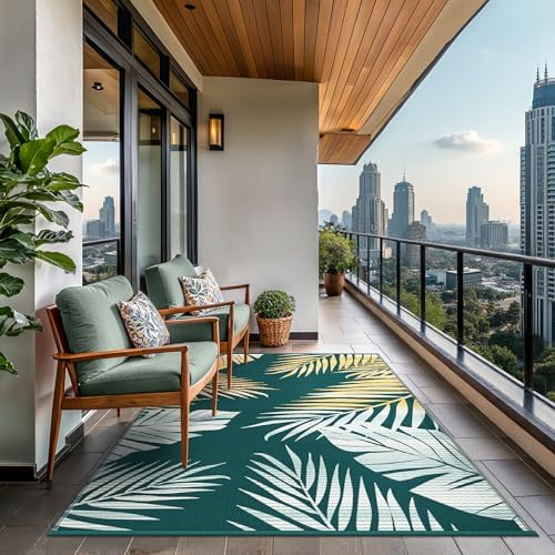 GENIMO Outdoor Rug, Waterproof Plastic Rugs - Image 4
