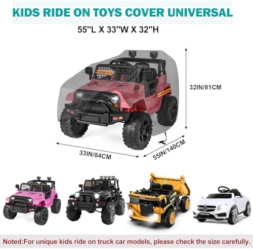 Kids Ride On Car Cover, 420D Waterproof, - Image 2