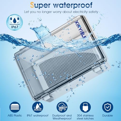 Waterproof Outdoor Project ABS Plastic Junction Box IP67 Weatherproof Dustproof - Image 2