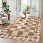GarveeHome Easy Jute Area Rug 5x7 Washable Rugs by GarveeHome