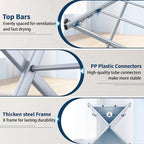 Whitmor Foldable Clothes Drying Rack: 3 Tier Laundry Drying Rack, Collapsible - Image 3