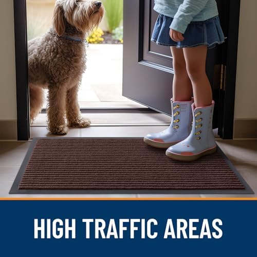 OLANLY 2-Pack Front Door Mats 59x23, Waterproof Heavy-Duty Doormats - Image 7