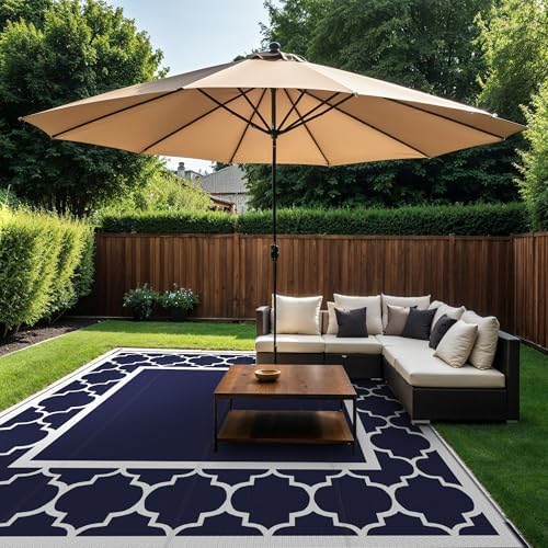 GENIMO Outdoor Rug, Waterproof Plastic Rugs - Image 4