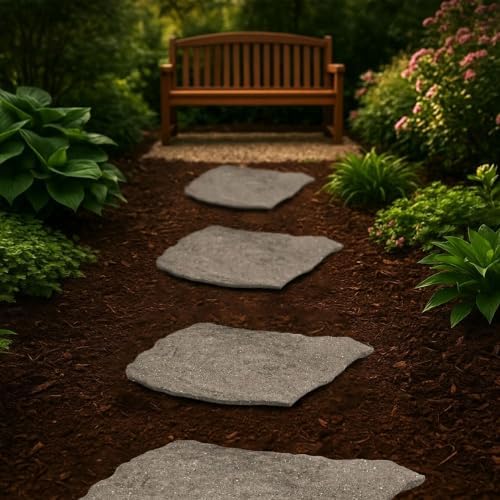 TierraVerde Rubber Stepping Stones, Natural Rock Look - Image 6