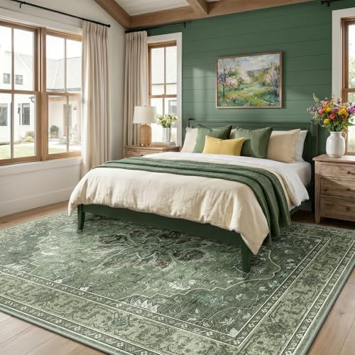 RELEANY Washable Area Rug, Large 9'x12' - Image 2