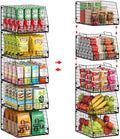 Jakyitvi 5 Pack XXL Stackable Wire Storage Basket, Extra Large Capacity Pantry by Jakyitvi