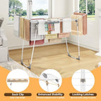 KINGBOARD Clothes Drying Rack, 68.5" Heavy Duty - Image 6
