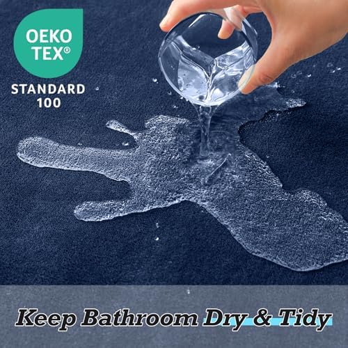 HUXMEYSON Bathroom Rugs Sets 2 Piece, Non-Slip & Quick Dry Bath Mat Set - Image 4