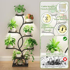 Plant Stand Indoor with Grow Light - Image 2