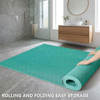 Thick PVC Drainage Floor Mat 1x19FT, Non Slip Flooring Mats Swimming Pool - Image 6
