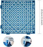 12 Pack Modular Interlocking Cushion 11.6" x 11.6" Rubber Mat Floor Tile Mats - Image 3