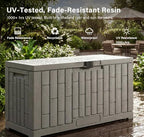 LAUSAINT HOME 60 Gallon Resin Deck Box, Package Delivery Box - Image 5