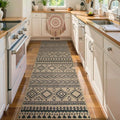 Lahome Boho Washable Easy Jute Runner Rug, 2x8 Kitchen Runner Rug Non Slip by Lahome