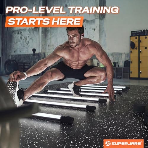 SUPERJARE 0.56'' Thick 120 Sq Ft Rubber Top Gym Flooring - Image 2