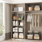 AWTATOS Cube Storage Organizer, Closet Organizers, 6 Cube Shelf - Image 5