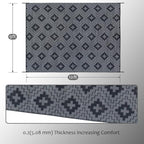 SAND MINE Waterproof Outdoor Rug 9x12 ft, Reversible Plastic Straw Area Rug - Image 2