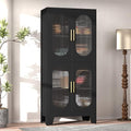 GAIOUS Black Kitchen Pantry Cabinet, Storage Cabinet by GAIOUS
