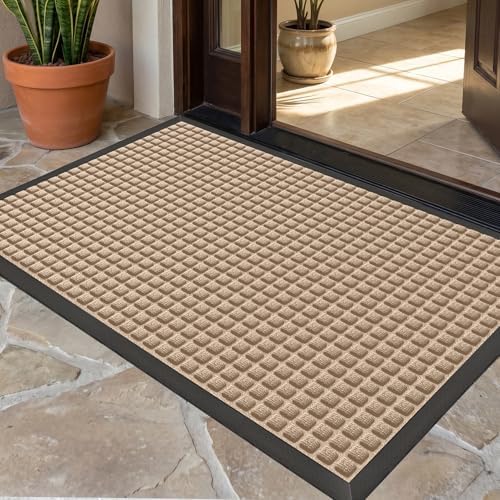 Front Door Mat Outside Entrance, Heavy Duty Doormat by WELDUN%E2%80%94IdealChoiceforHome