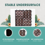 Idzo Interlocking Deck Tiles 9.6 SQFT - Image 4