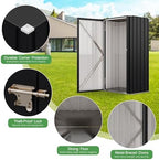 Devoko 22 Cuft Vertical Storage Shed Without Adjustable Shelves - Image 3
